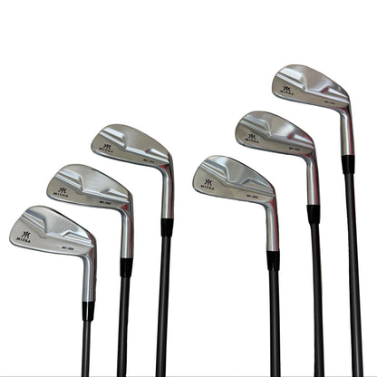 Pre-Owned Miura MC-502 Iron Set (5-PW) w/ AeroTech Steel Fiber Private Reserve i110 Flex-S (Stiff) Graphite Shaft Right Hand [Playing Length: 0.25" Over Standard] (Above Average)