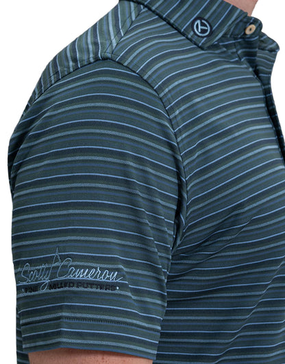 Scotty Cameron Peter Millar Crown & Co. Striped Polo Shirt