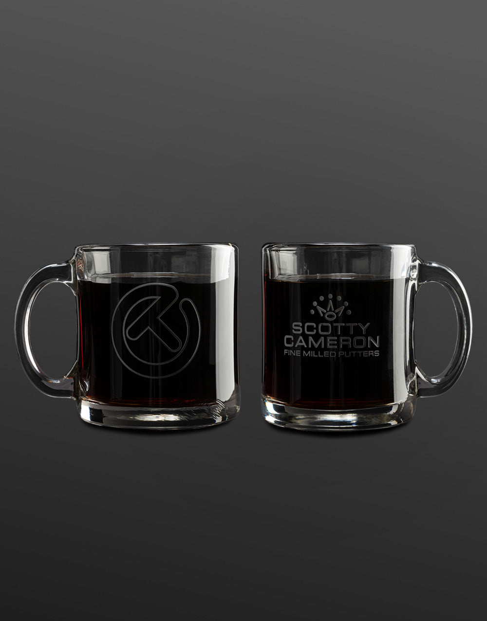 Limited Scotty Cameron - Circle T & Dog Flag 12 oz Coffee Mug - Set of 2