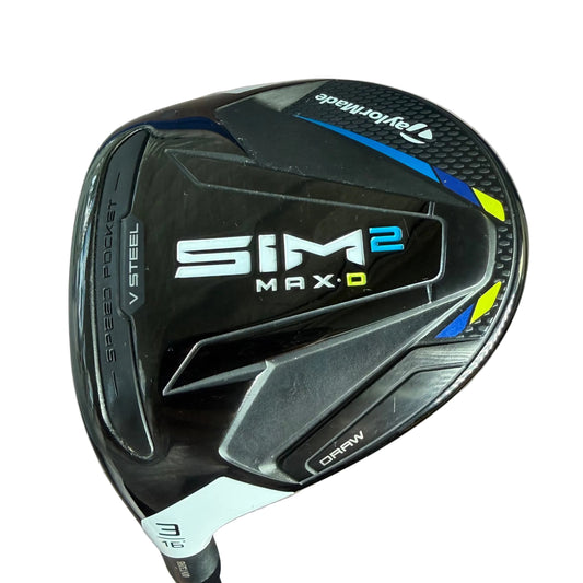 Pre-Owned TaylorMade SIM2 Max-D 3 Fairway Wood (16.0) w/ Fujikura Vista Pro 45 Flex-R3 (Ladies) Left Hand (Above Average)
