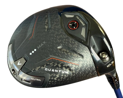 Pre-Owned Callaway Quantum Triple Diamond Max Driver (10.5) W/ Ventus Blue VeloCore Plus (+) 5X (X-Stiff) (45.5 Inch) Shaft (Mint)