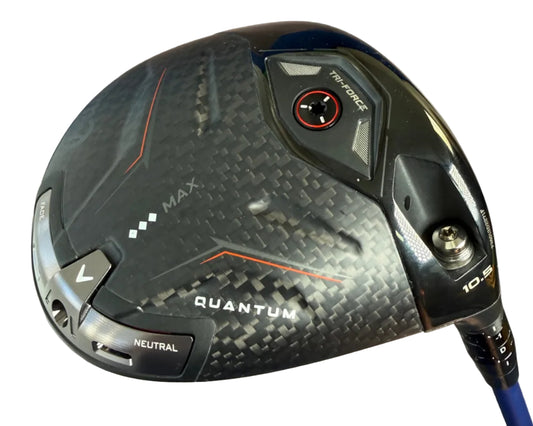 Pre-Owned Callaway Quantum Triple Diamond Max Driver (10.5) W/ Ventus Blue VeloCore Plus (+) 5X (X-Stiff) (45.5 Inch) Shaft (Mint)