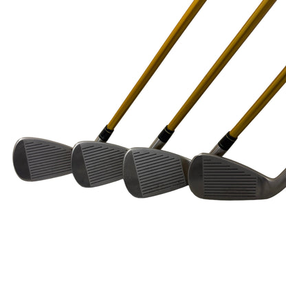 Pre- Owned Honma Beres IS-06 4 Star Iron Set (4-11,SW,AW) w/ Honma ARMRQ X 47 Flex-S (Stiff) Graphite Shaft Right Hand [Playing Length: 0.75 long] (Average)