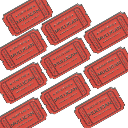 Mulligan Ticket Ball Marker