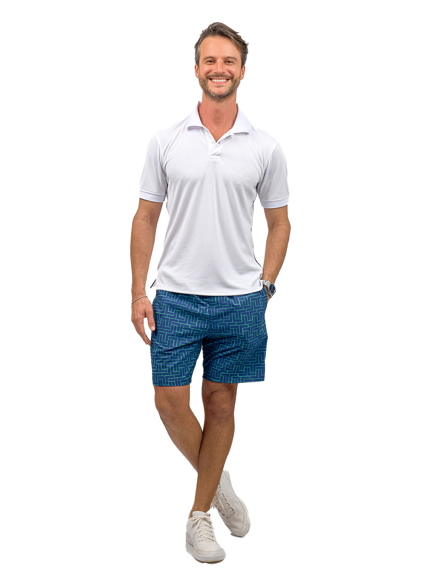 Men's Tennis Shorts - Spin Shorts with Pockets & UV Protection - The Golf Guys Online