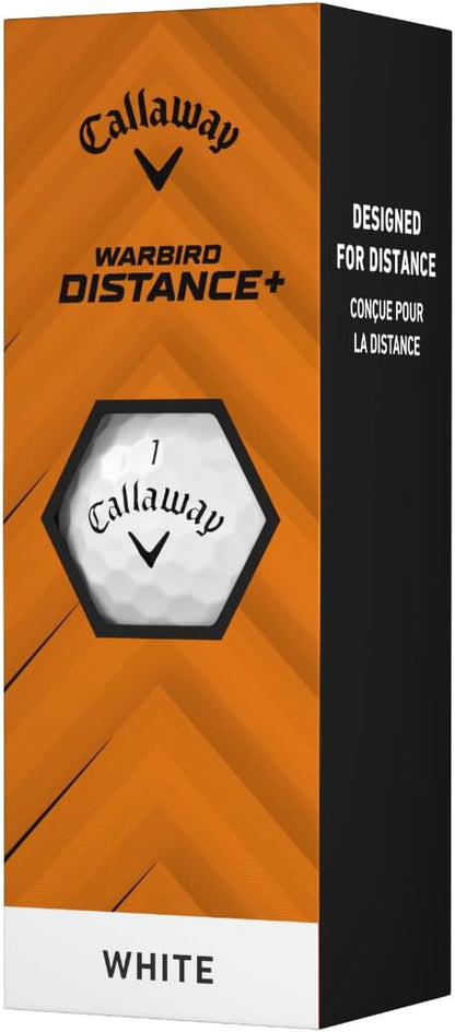 Callaway Warbird Distance + White 2025 Golf Balls - The Golf Guys Online