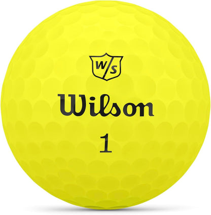 Wilson Duo Soft Yellow 2023 Golf Balls - The Golf Guys Online