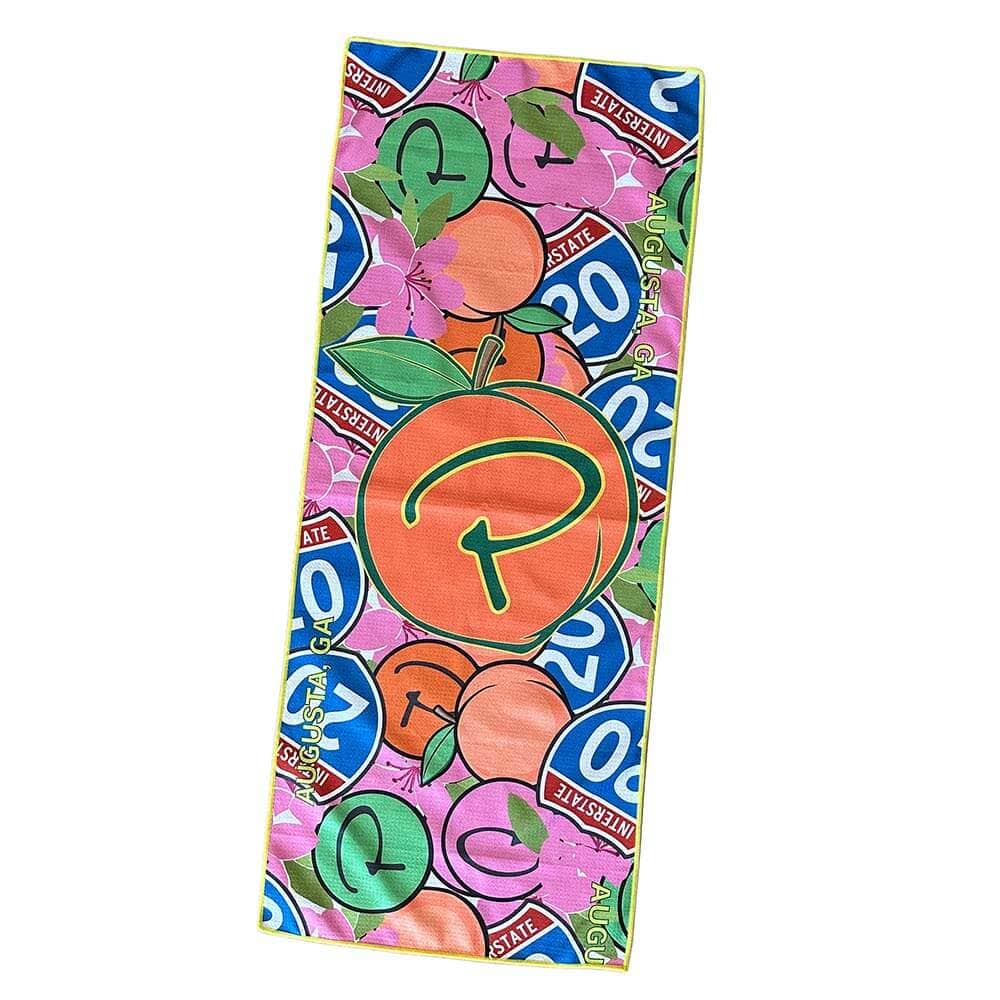 Piretti - Masters 1st Major Limited Edition Georgia Peach Microfiber Players Towel