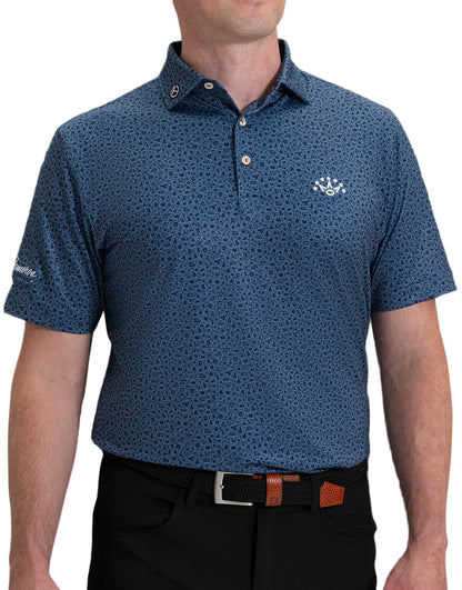 Scotty Cameron Peter Millar 7 Point Crown Lights Polo Shirt