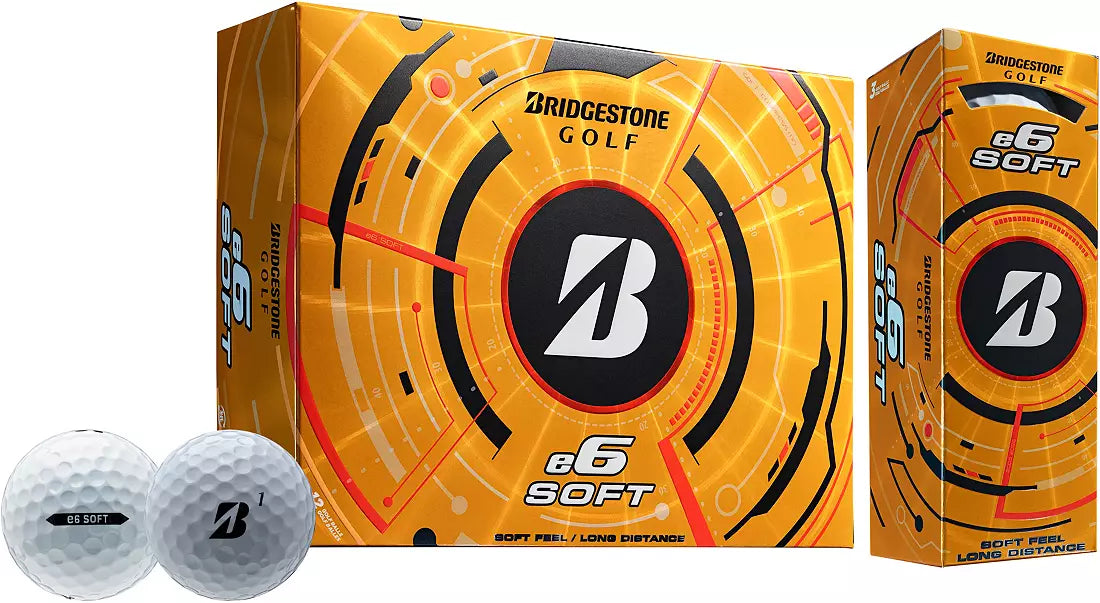 Bridgestone e6 Soft 2025 White Golf Balls