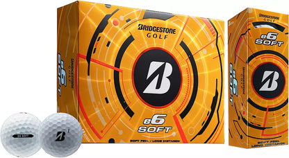 Bridgestone e6 Soft 2025 White Golf Balls