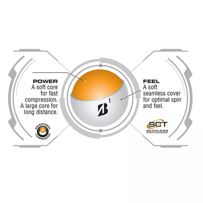 Bridgestone e6 Soft 2025 White Golf Balls
