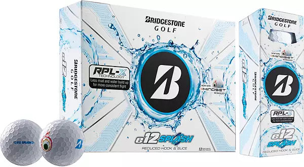 Bridgestone e12 2025 Splash White Golf Balls