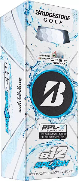Bridgestone e12 2025 Splash White Golf Balls