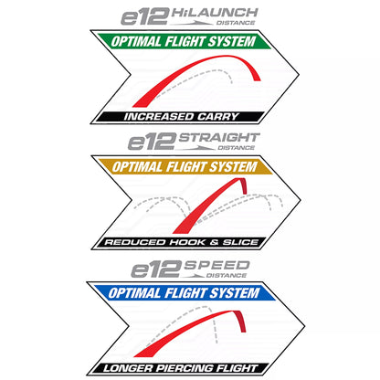 Bridgestone e12 High Launch 2025 White Golf Balls Bridgestone