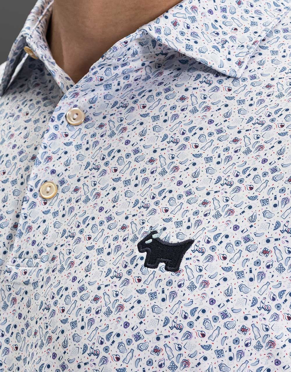Limited Scotty Cameron - Scotty Bulldog Oyster Roast Polo Shirt