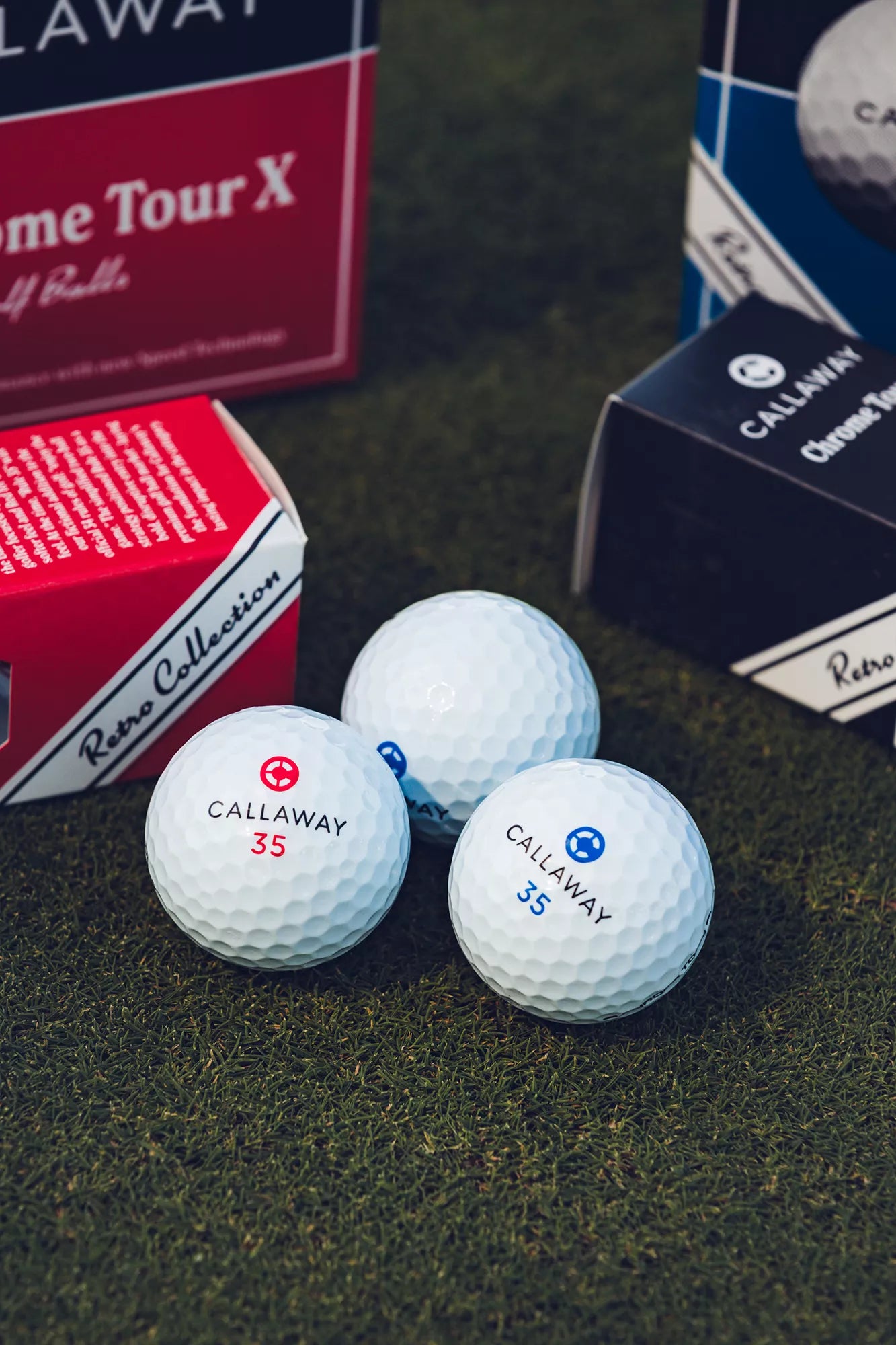 Callaway Chrome Tour Decorated Retro 2026 Golf Balls