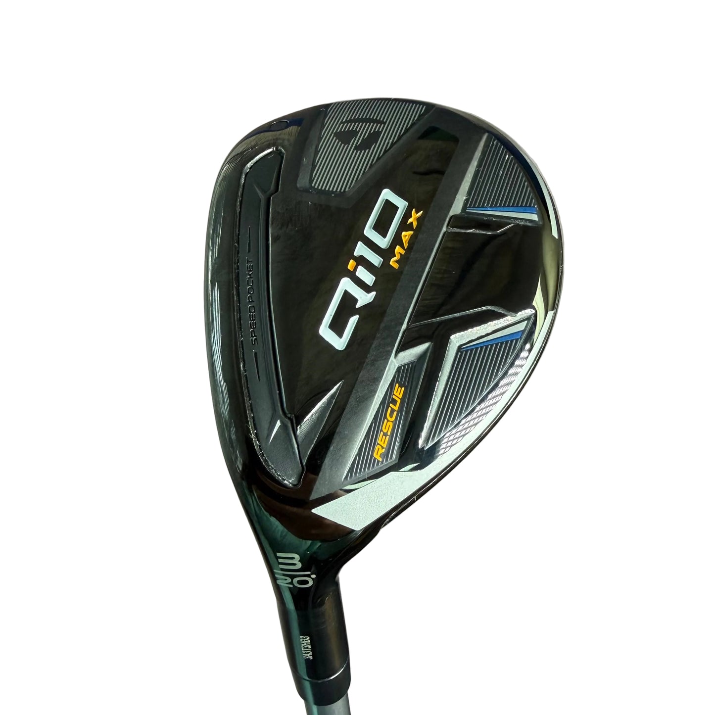 Pre-Owned TaylorMade Qi10 Max Rescue 3 Hybrid (20.0) w/ Fujikura Torque 50 Flex-R (Regular) 40.75" Left Hand Graphite Shaft (Mint)