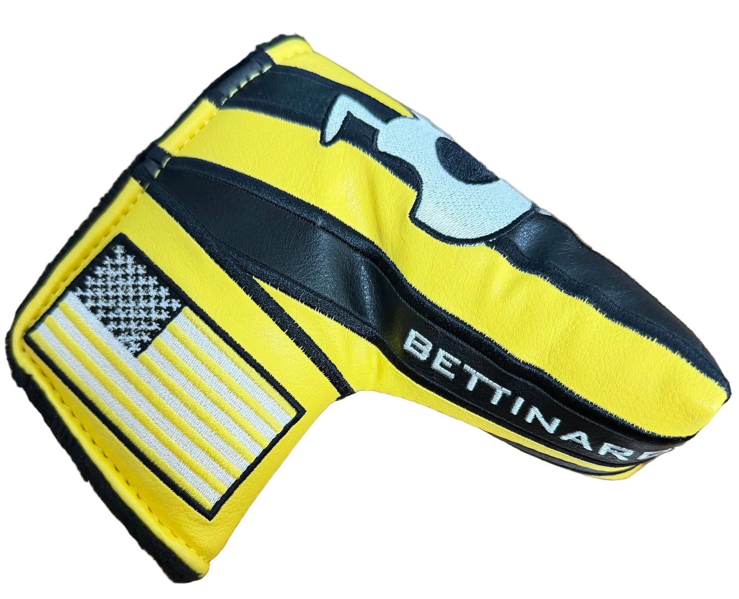Bettinardi Black/Yellow American Flag Stinger Limited Blade Putter Headcover