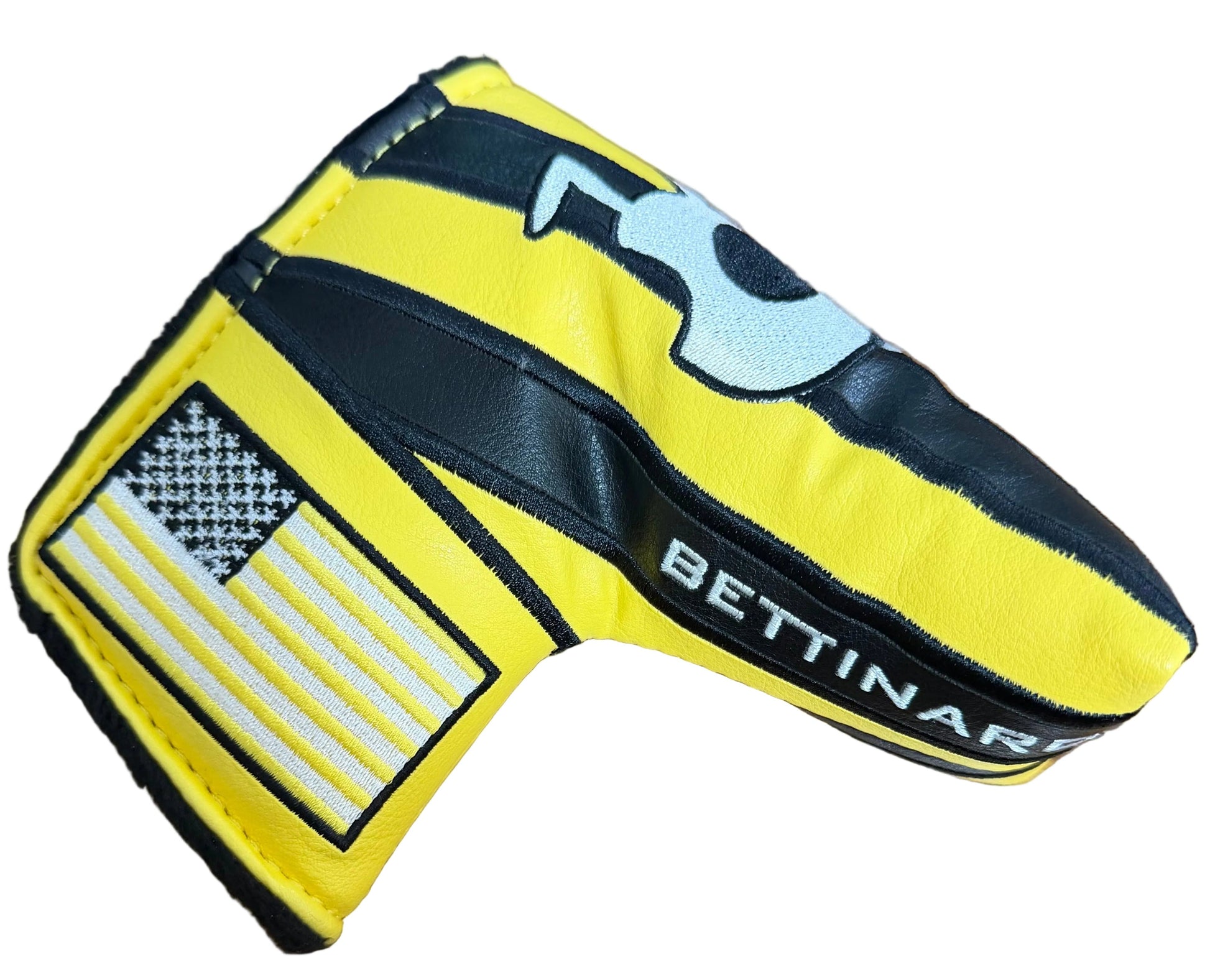 Bettinardi Black/Yellow American Flag Stinger Limited Blade Putter Headcover