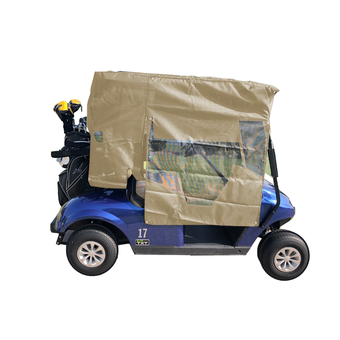 Golf Cart Sun Shade UV Mesh Top Cover Exclusive For Yamaha Drive 70" Roof Beige