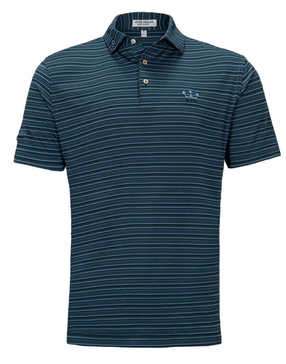 Scotty Cameron Peter Millar Crown & Co. Striped Polo Shirt
