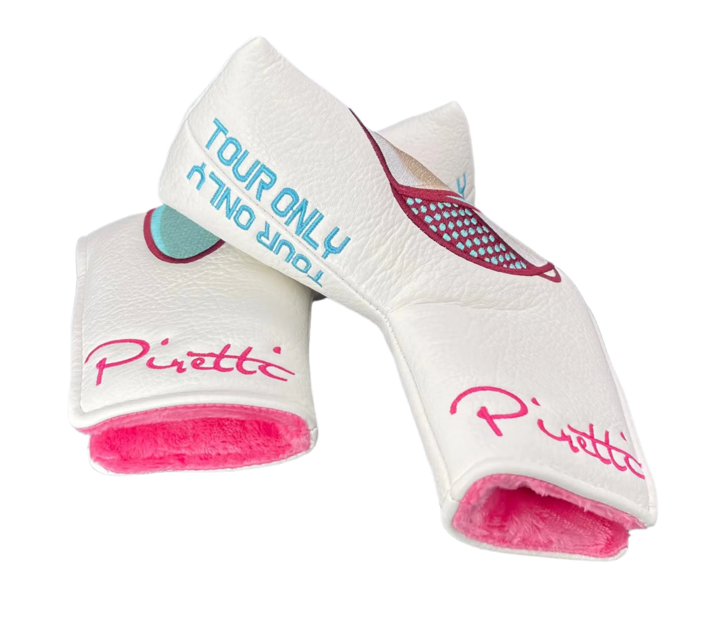 Piretti Golf - Neon Dia De Los Muertos Tour Only Blade Putter Headcovers White - The Golf Guys Online