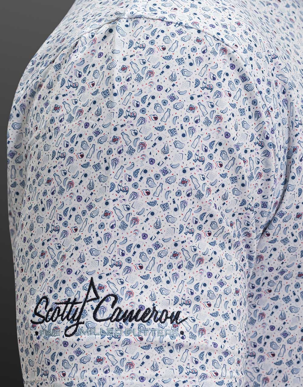 Limited Scotty Cameron - Scotty Bulldog Oyster Roast Polo Shirt