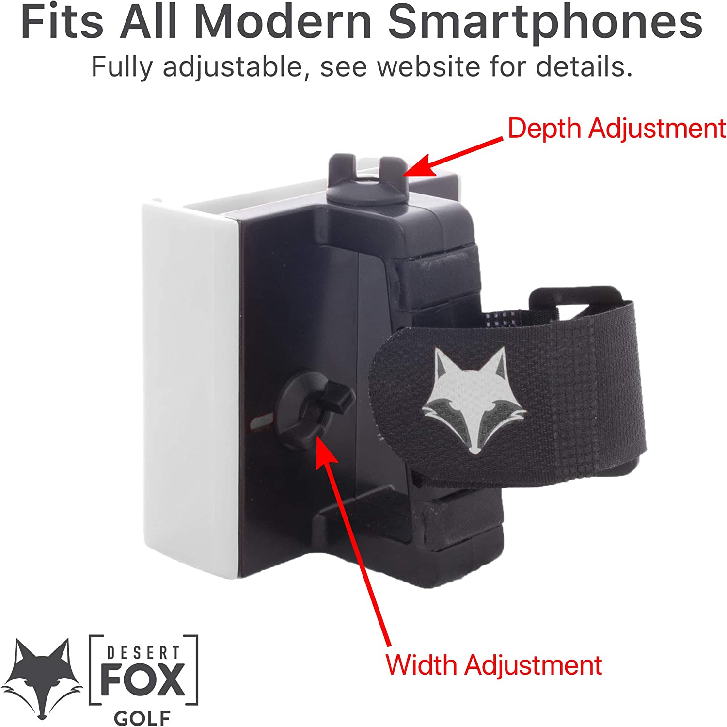 DESERT FOX GOLF - Phone Caddy (Branded GTA) - The Golf Guys Online