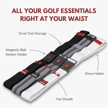 THE BYRD GOLF BELT - Black Crow - The Golf Guys Online