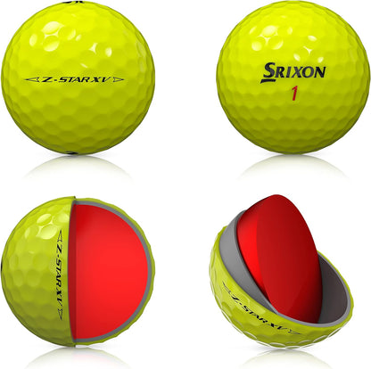 Srixon Z-Star 8 XV "Tour Yellow" Golf Balls - The Golf Guys Online