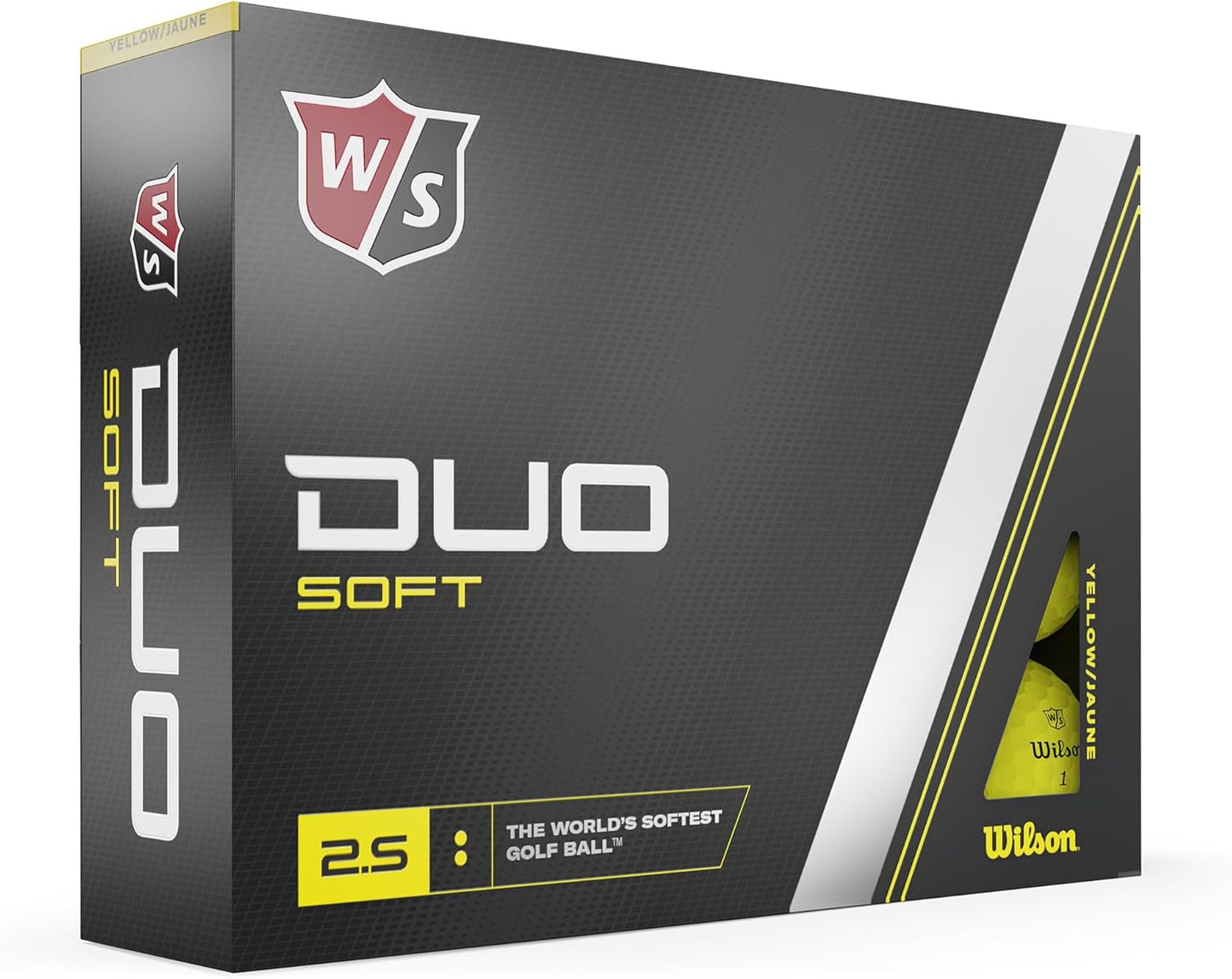 Wilson Duo Soft Yellow 2023 Golf Balls - The Golf Guys Online