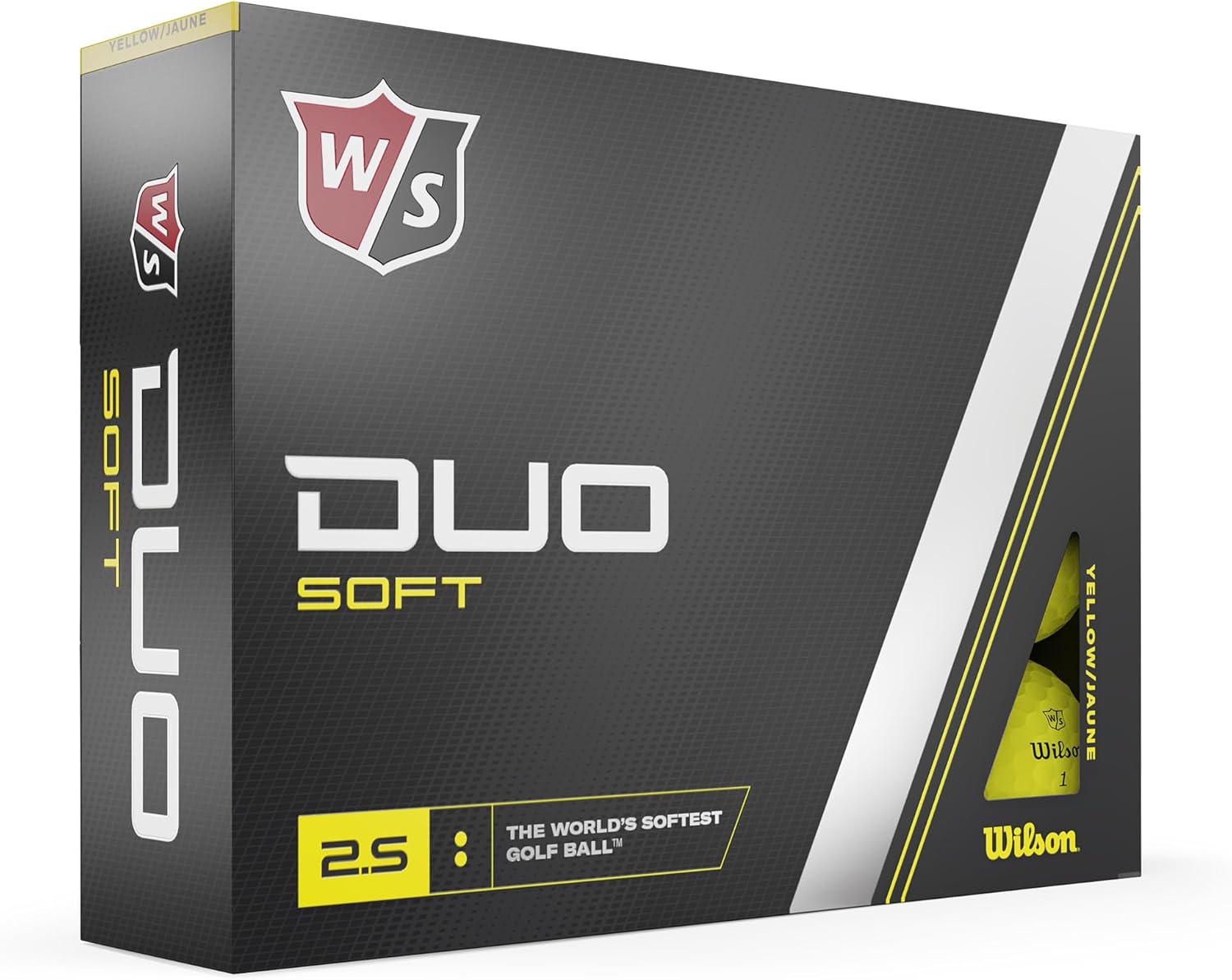 Wilson Duo Soft Yellow 2023 Golf Balls - The Golf Guys Online
