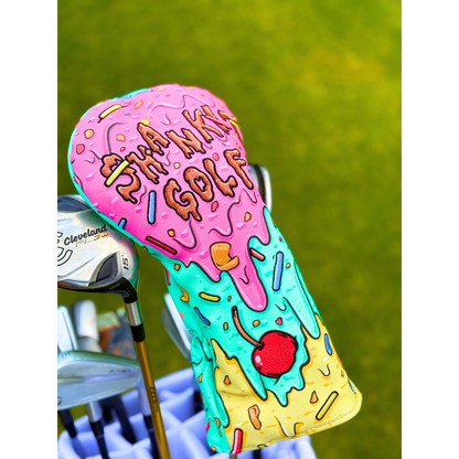 Drippy Ice Cream Driver Cover - The Golf Guys Online