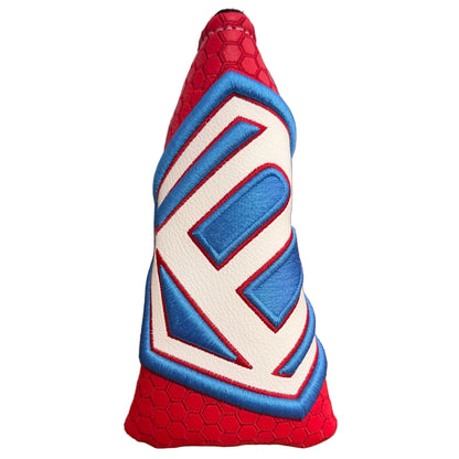 Limited Bettinardi 2022 Jumbo Hex B Specialty Run Blade Putter Headcover Red/White/Blue