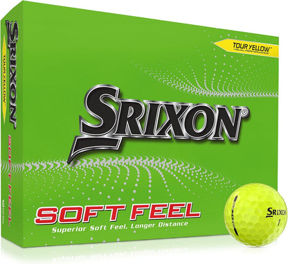 Srixon Soft Feel 13 "Tour Yellow" Golf Balls - The Golf Guys Online
