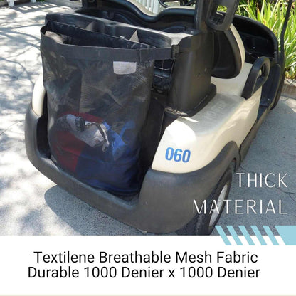 Golf Cart Mesh Utility Grocery Bag Attachment (Universal Fit)