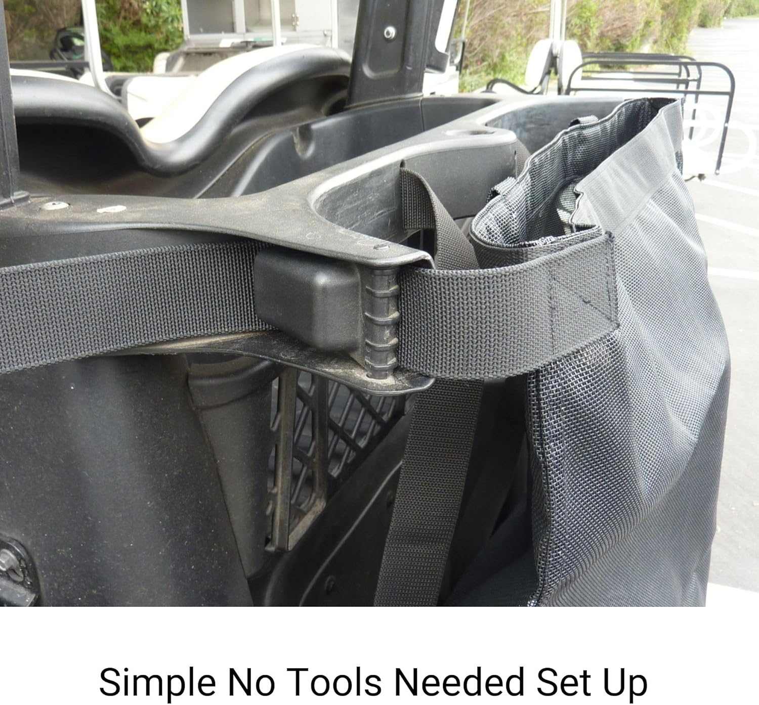 Golf Cart Mesh Utility Grocery Bag Attachment (Universal Fit)