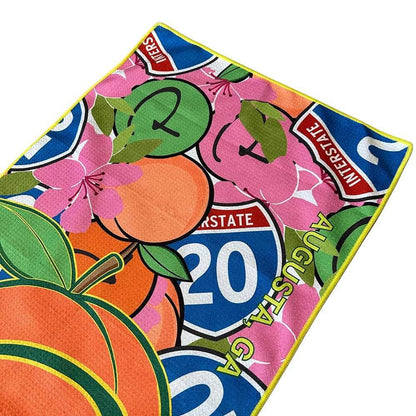 Piretti - Masters 1st Major Limited Edition Georgia Peach Microfiber Players Towel