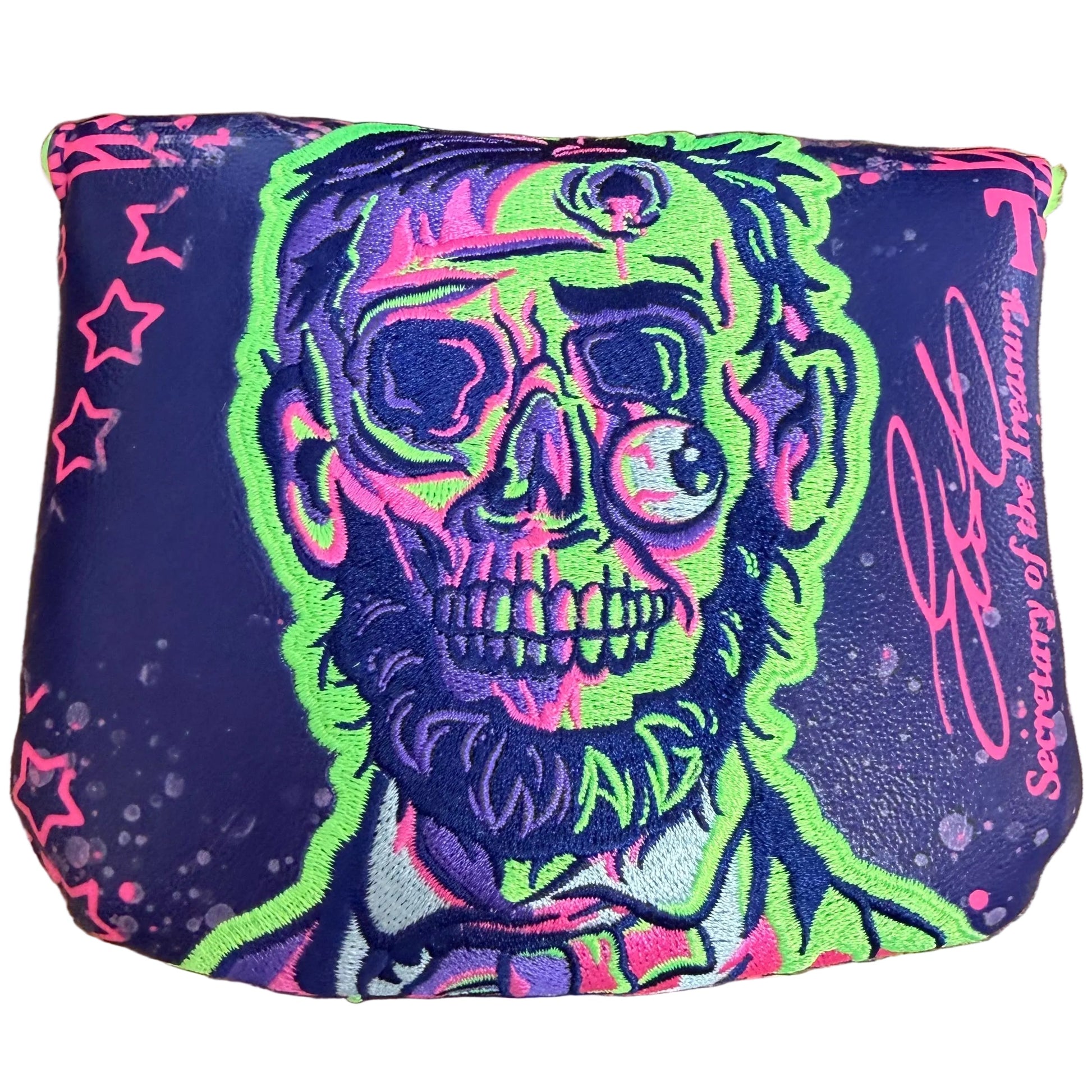 Limited Swag Dead Man Walking Mallet Putter Headcover *opened, no bag*