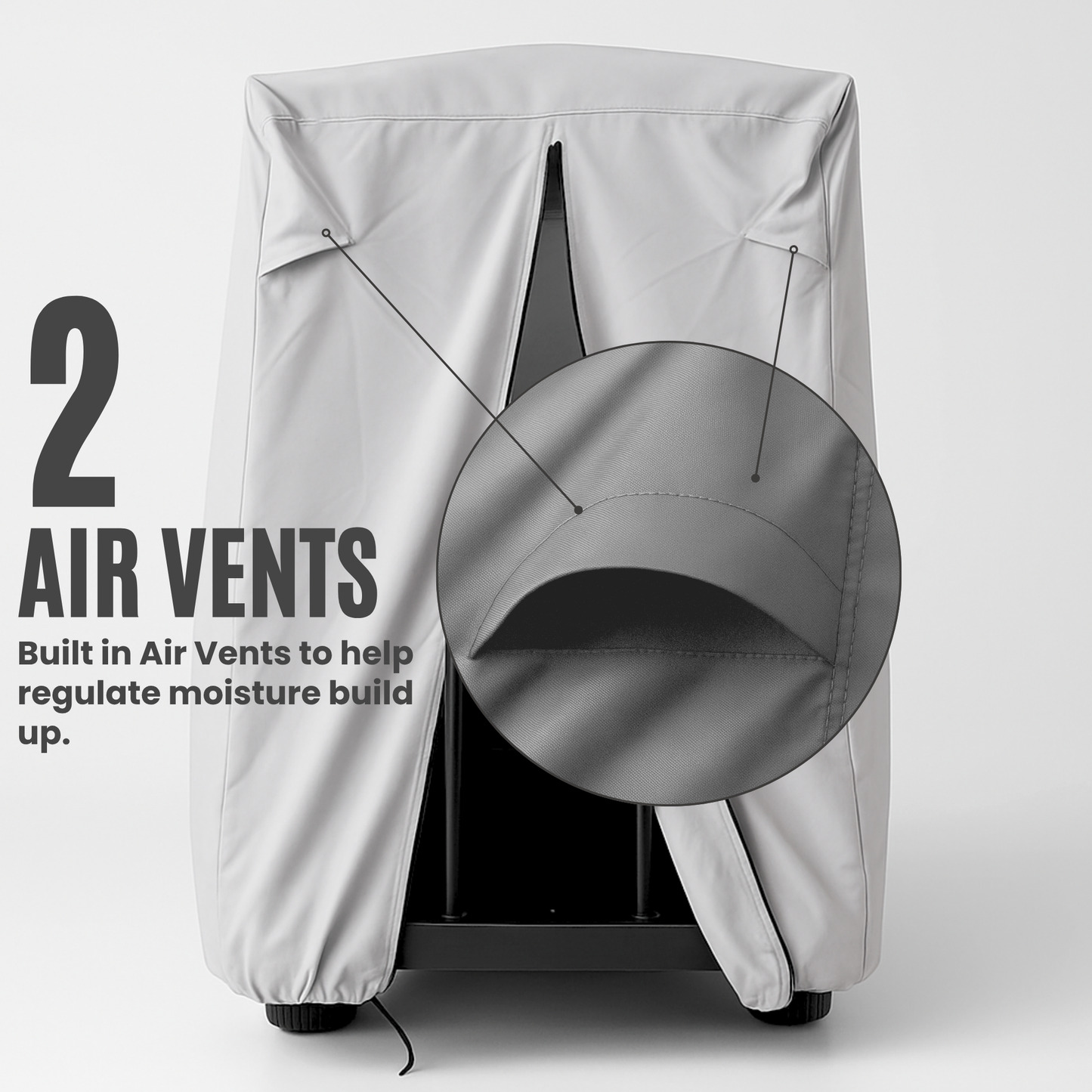 6 Passenger Golf Cart Storage Cover Grey