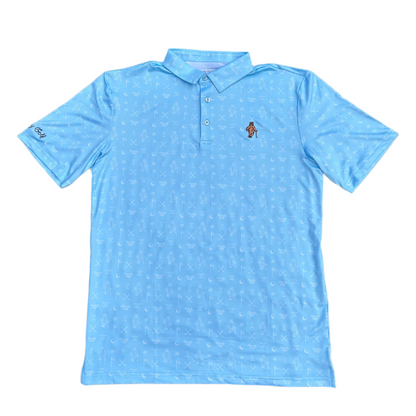 Polo - Summer Blue - The Golf Guys Online
