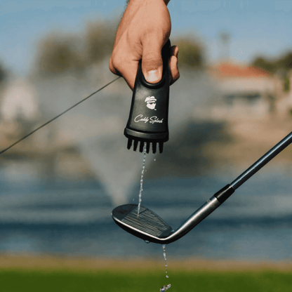 Golf Club Water Brush Pro Cleaner - Black Caddy Splash