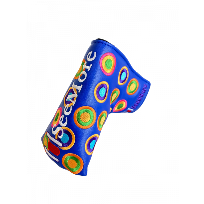 SeeMore - Blue Groovy  Blade Putter Headcover