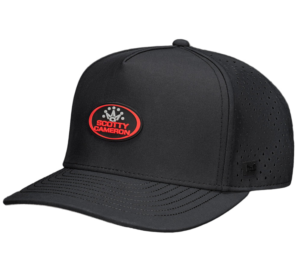 Chapeau Golf Scotty Cameron Titleist - Noir - Ovale - Patch Melin - Taille Ajustable