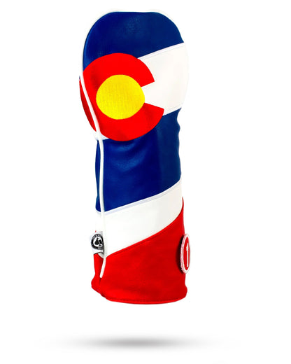 Colorado State Flag - Driver Cover Pins and Aces