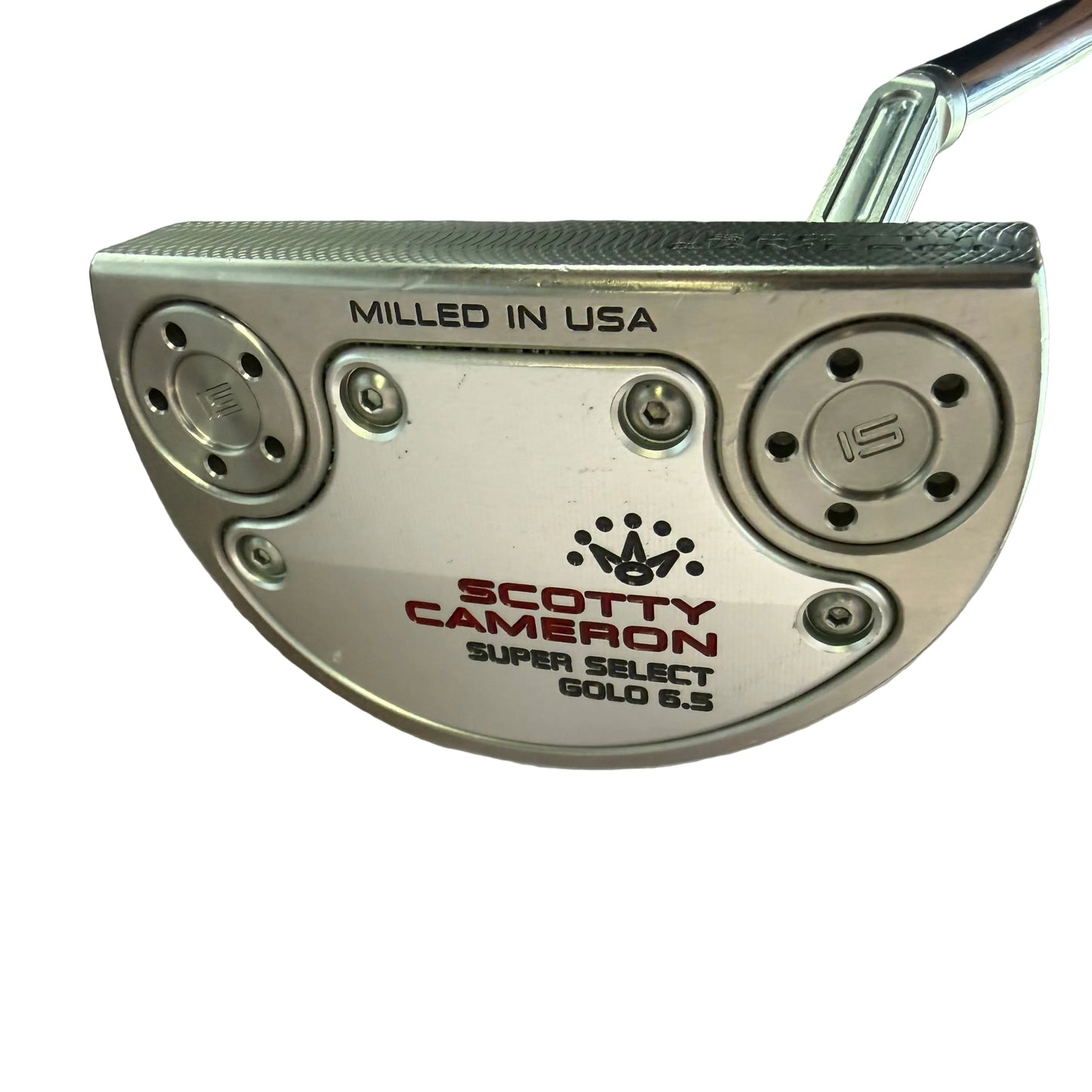 Pre-Owned Scotty Cameron Super Select Golo 6.5 Mid-Mallet Putter W/ 34 Inch Steel Shaft (Above Average)