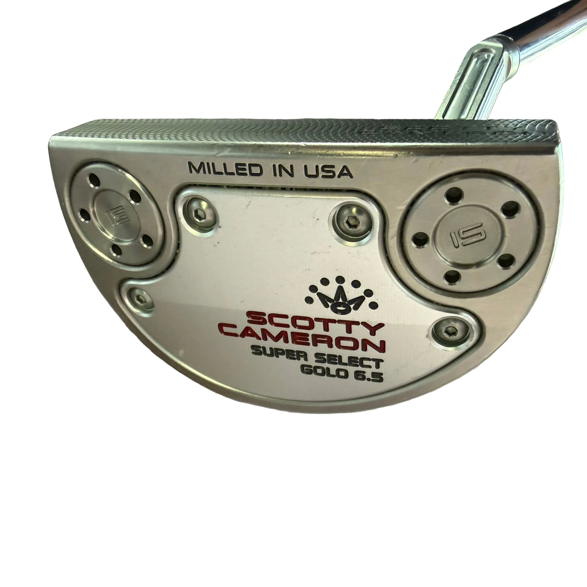 Pre-Owned Scotty Cameron Super Select Golo 6.5 Mid-Mallet Putter W/ 34 Inch Steel Shaft (Above Average)