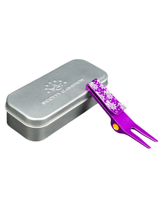 Scotty Cameron 2025 Mardi Gras Purple Dancing Jester Divot Tool - The Golf Guys Online