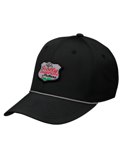Scotty Cameron - Retro Patch Rope Black Hat - The Golf Guys Online